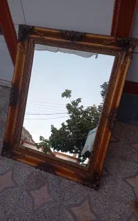 آینه قاب چوبی