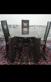 میز ناهارخوری چهار نفره چوبی