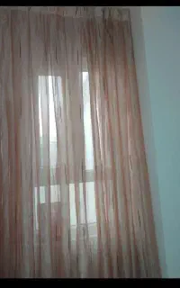 پرده حریر در حد نو