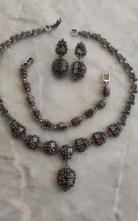 سرویس نقره سیاه قلم