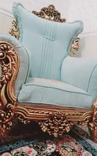 فروش مبل فیروزه ای رنگ سلطنتی