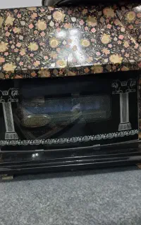 بخاری گازی طرح شومینه