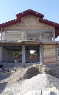 جوشکاری و برشکاری سقف تیرچه اسکلت شیروانی