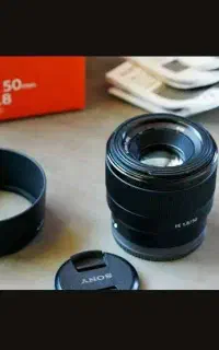 لنز 50سونی f.1/8نو