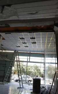 اجرای سقف کاذب برای مغازه و پارکینگ هر متر 120هزار