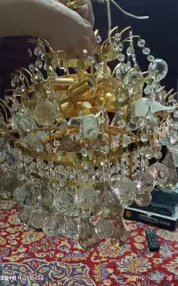 لوستر کریستالی سالم