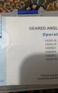 آنگل روتاری کوکسو مدل cx235