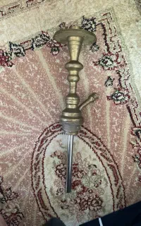 تنه قلیان برنجی قدیمی