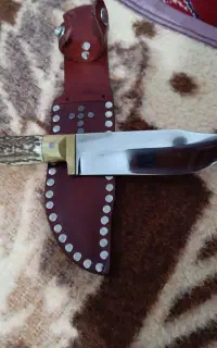 چاقو 26سانتی درجه یک دسته شاخ کله شیر