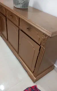 میز دراور چوب راش