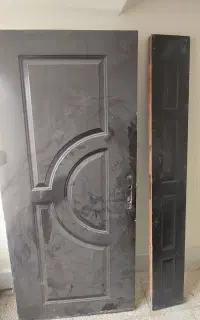 درب چوبی دولنگه