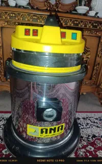 جارو برقی صنعتی آب و خاک موتور کره ای