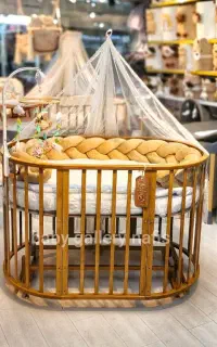 گهواره سنتی سیسمونی نوزاد تخت کنار مادر تولید مدلr