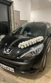 نصب گل ماشین عروس درپارکینگ مغازه یادرب محل شما