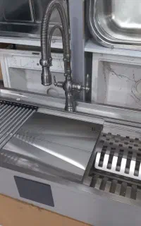 سبد آبچکان استیل سینک ظرفشویی شیرآلاتGTZ100