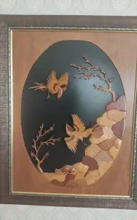 تابلوی منبت و معرق