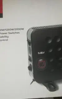 بخاری برقی فن دار سه حالته تایمر دار