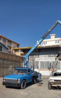 جرثقیل نیسان .تخلیه وبارگیری .جابجای کانکس