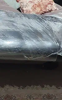 پاف انتظار و ایینه چراغدار بزرگ و۳ عدد استند ناخن