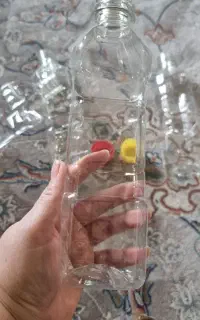 بطری پلاستیکی وشیشه ربی