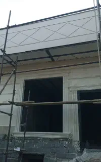 نمای شسته و سیمان کاری مدرن