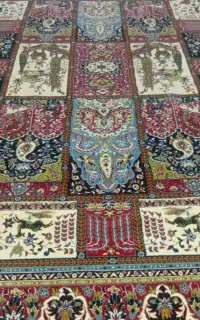 فرش دوازده متری یکی تمام نخ