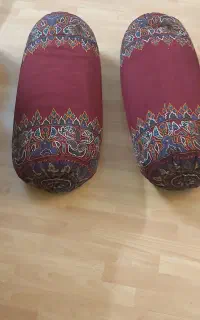 ۲ بالش پته پر شده با پر نو