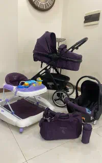 ست کامل کالسکه ،کریر و روروک برند BEBEKO المان