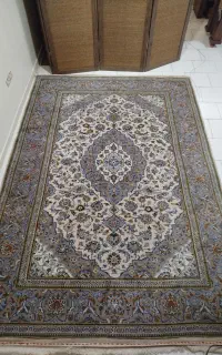 دو تخته فرش دستباف کاشان