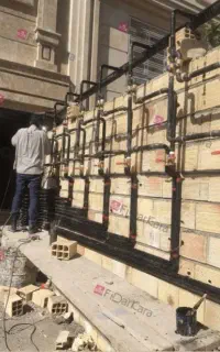 تامیرات و جابه جایی لوله کشی گاز و اتش نشانی