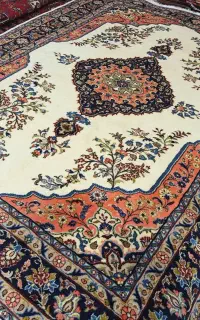 قالی ۶متری دستباف همدان کف ساده