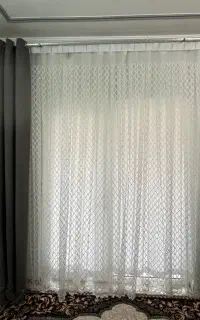 پرده درحدنورنگ کاربردی توسی سفید