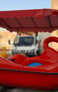 قایق پدالی قو چهار نفره قایق تفریحی پدال دار زورق