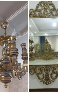 خریدار و فروشنده اینه شمعدان و لوستر