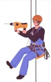 کار در ارتفاع.کاردرارتفاع پیچ نانو عایق کنیتکس رنگ