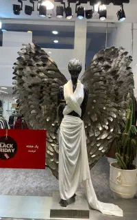 مجسمه استیل فرشته