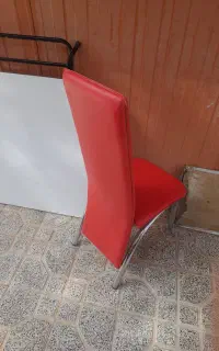 فروش صندلی شیک در ۶رنگ باروکش چرم به صورت یکجا