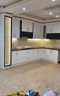 اجرای کابینت و کمد با طراحی 3D