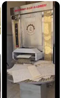 کارگر شاطر نانوایی لواش