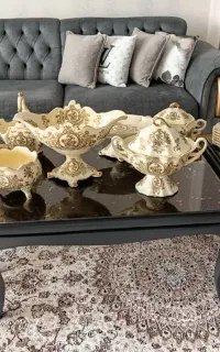 یه ست زیبا و خوش رنگ برای پذیرایی