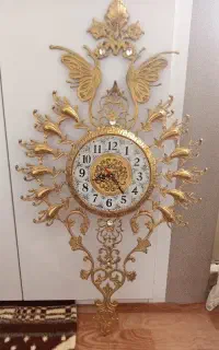 ساعت دیواری برنزی بزرگ