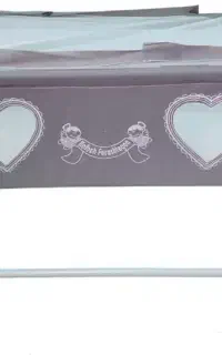 گهواره و تخت نوزاد آبی‌رنگ