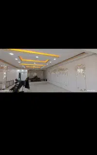 کناف PVC تایل ۶۰ در۶۰ پی وی سی لاین نوری تی‌وی روم