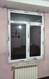 درب پنجره دوجداره توری شیشه ساختمان نصاب تعمیرات