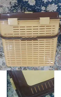 سبد مسافرتی بزرگ برند ناصر در از بالا و کنار