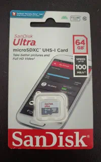 کارت حافظه سن دیسک ۶۴ گیگابایت مدل Ultra UHS-I U1