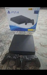 ps4 اسلیم کپی خور 1ترا. 2 دستهv9معاوضه با گوشی