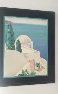 نقاشی ابرنگ قدیمی