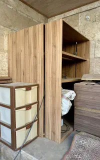 میز ام دی اف و ۴ باکس طبقات