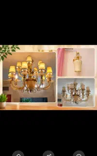 لوستر کریستال کلاسیک